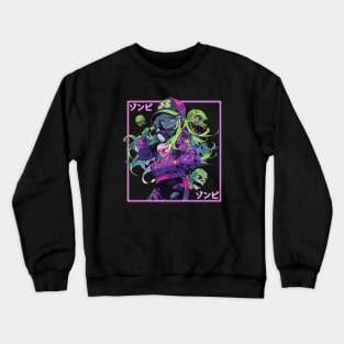 Zombie Girl Crewneck Sweatshirt